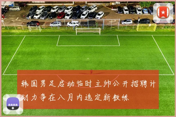 韩国男足启动临时主帅公开招聘计划力争在八月内选定新教练